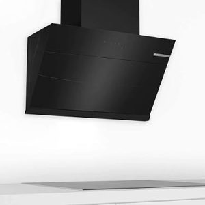 Bosch Serie | 4 Wall Mounted Inclined Design Cooker Hood 90 Cm Black DWKA98G60I