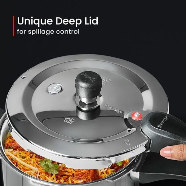 Prestige Svachh Triply 5 Litre, Outer Lid Pressure Cooker